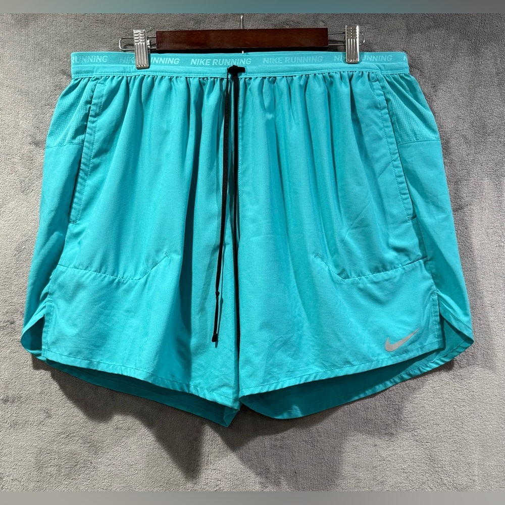 Nike Men's DRI-FIT Stride 7" Mens Size XXL 2-in-1 Running Shorts Dusty Cactus
